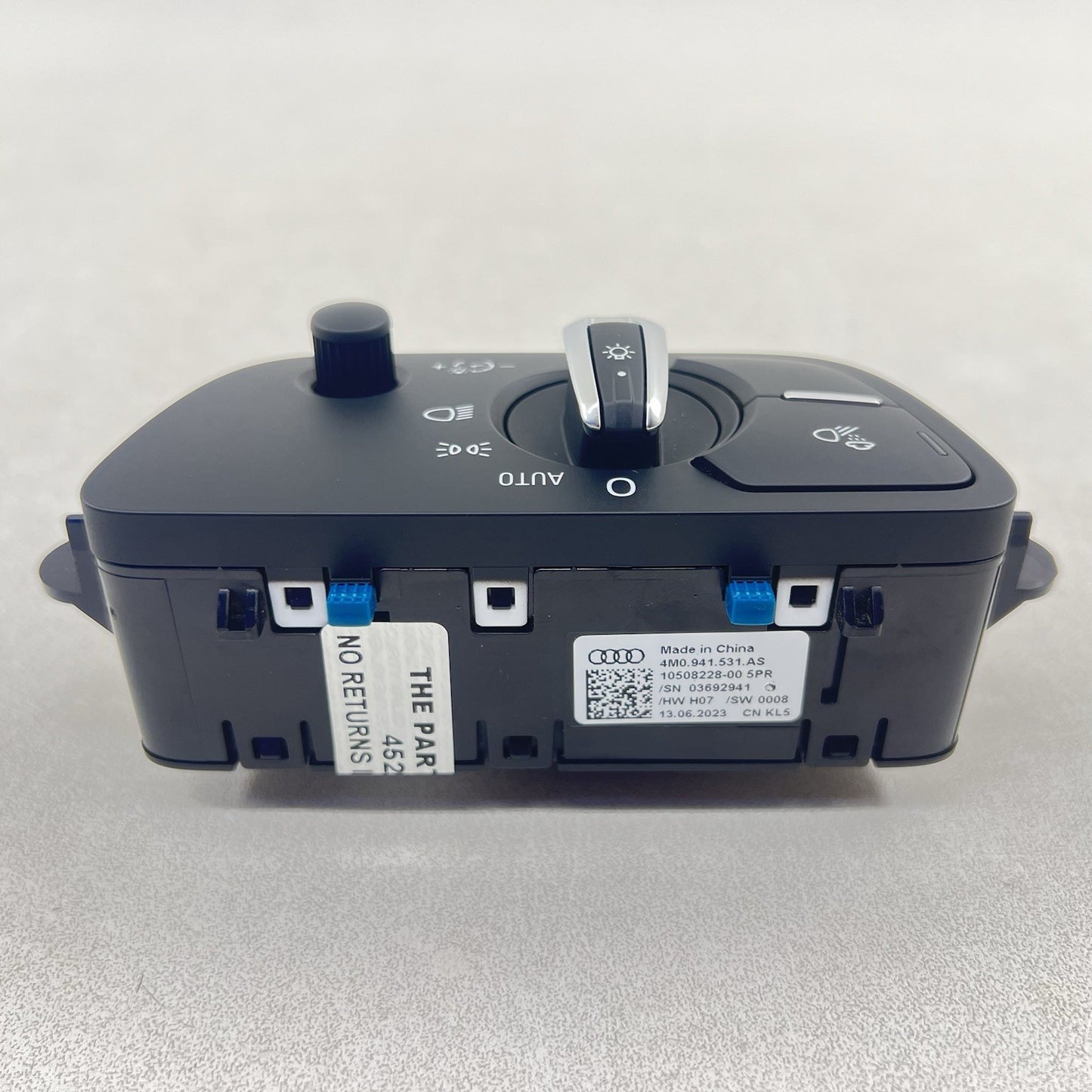 18-24 AUDI A4 S4 A5 S5 HEADLIGHT INTERIOR LIGHT CONTROL SWITCH 4M0941531AS OEM