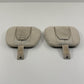 2014-2020 Mercedes-Benz S550 W222 Rear Seat Headrest Pillow Pair Beige OEM