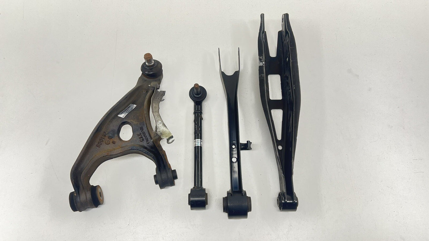 08-14 SUBARU WRX STI PASSENGER RIGHT REAR CONTROL ARM SET OF 4 OEM