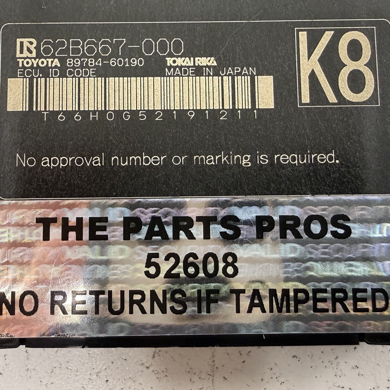 21-26 Lexus IS300 IS350 IS500 Locking Security Immobilizer Module 8978460190 OEM
