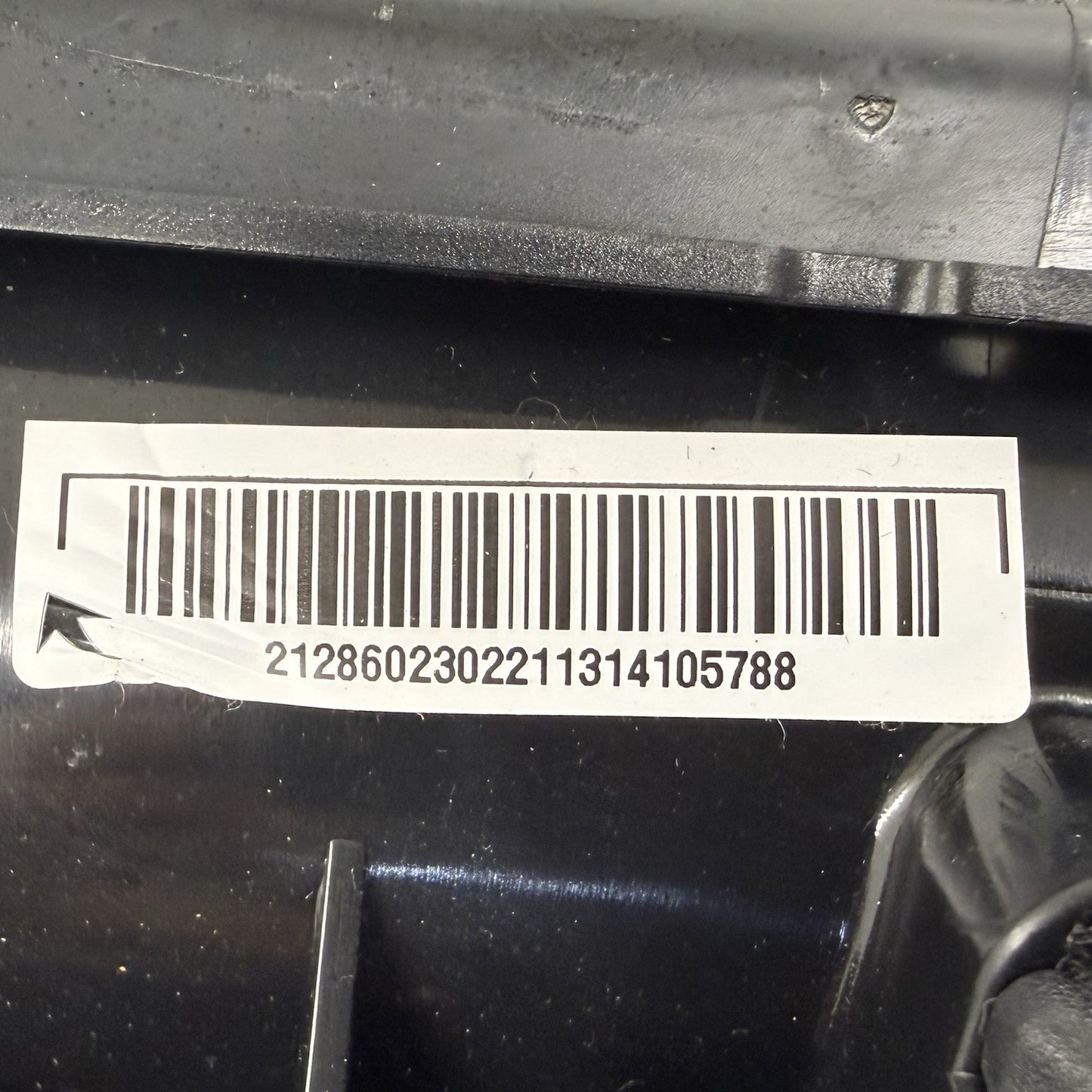 10-16 Mercedes W212 E350 Driver Left Front Lower Seat Cushion Black OEM