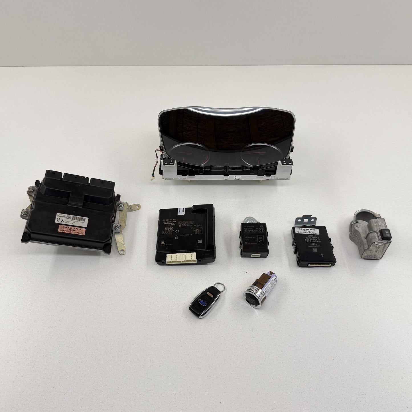 2022 Subaru WRX Manual ECU Cluster Gauge Gateway Keyless Module Key Set OEM