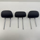 08-14 Mercedes W204 C250 Sedan Rear Seat Headrest Head Rest Set Black OEM