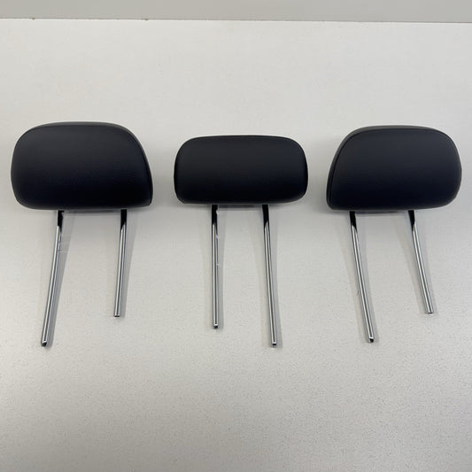 08-14 Mercedes W204 C250 Sedan Rear Seat Headrest Head Rest Set Black OEM