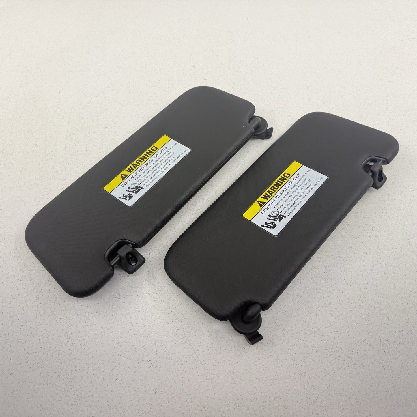 22-26 Hyundai Elantra N Sunvisor Sun Visor Shade Pair Left & Right Black OEM