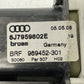 08-15 Audi TT Roadster Passenger Right Window Regulator Motor 8J7959802E OEM