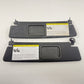 08-15 Audi TT Convertible Sunvisor Sun Visor Shade Pair Left & Right Black OEM