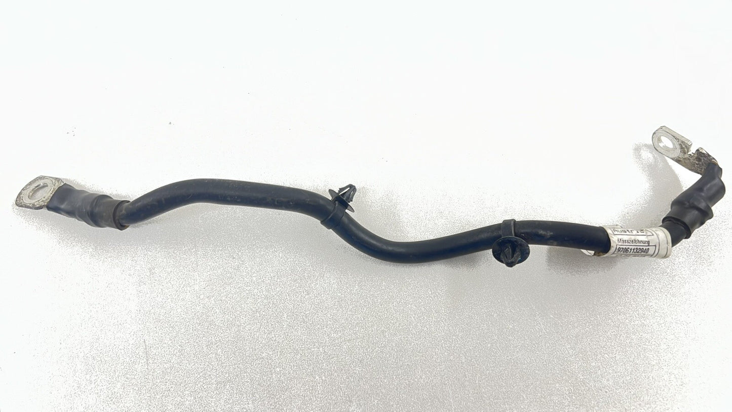 10-16 PORSCHE PANAMERA GROUND CABLE WIRE HARNESS 97061132940 OEM
