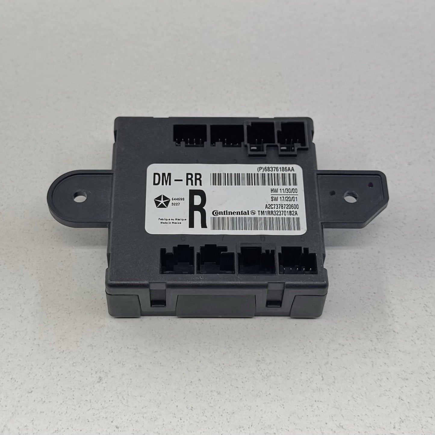 17-24 Maserati Ghibli Passenger Right Rear Door Control Module 68376186AA OEM