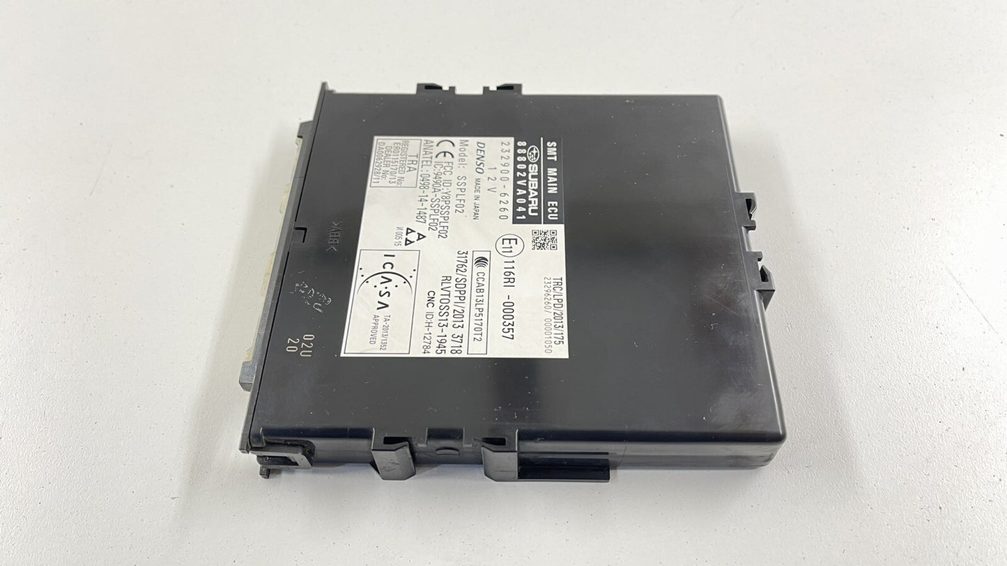 2017 SUBARU WRX SMT MAIN ECU KEYLESS ACCESS CONTROL MODULE 88802VA041 OEM
