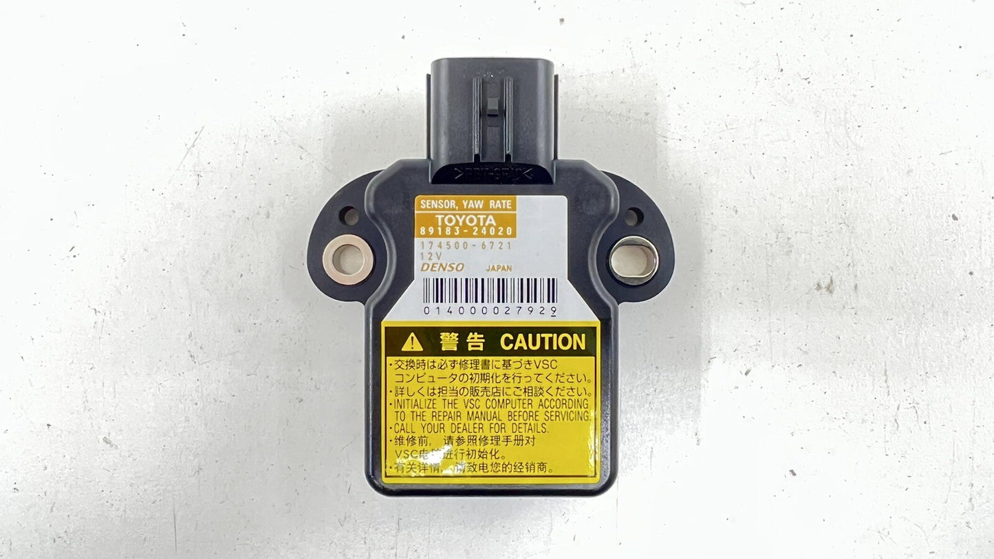 15-20 LEXUS RC F GS F STABILITY YAW RATE SENSOR MODULE 89183-24020 OEM