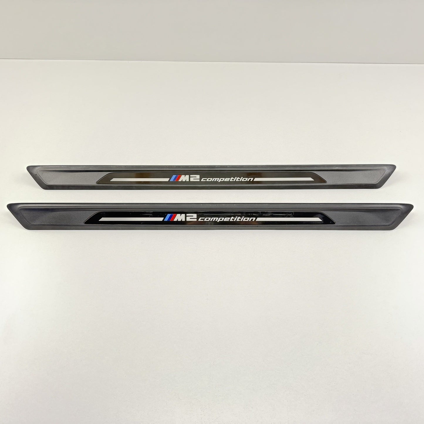 19-21 BMW M2 Competition Left & Right Door Step Sill Scuff Plate Trim Panel OEM