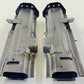 14-23 MASERATI GHIBLI FRONT FRAME RAIL SUPPORT EXTENSION CUT PAIR OEM