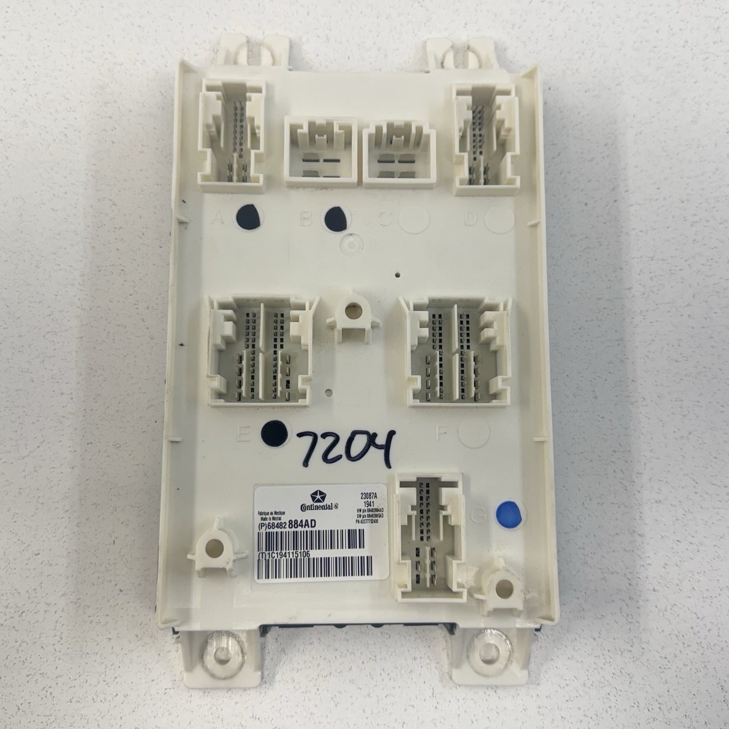 2021 Ram 2500 3500 Laramie Body Control Module BCM BCU 68482884AD OEM