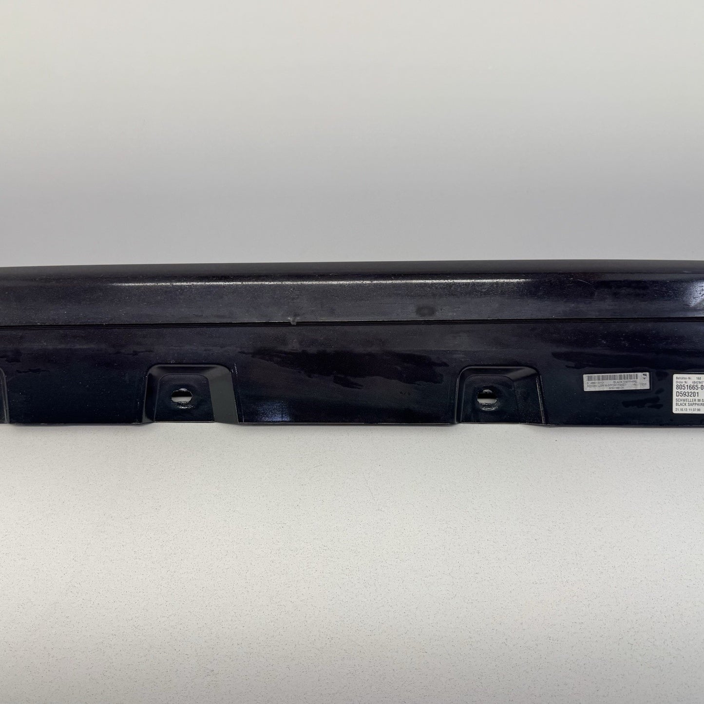 12-16 BMW M5 F10 Driver Left Side Skirt Rocker Panel Cover Black OEM