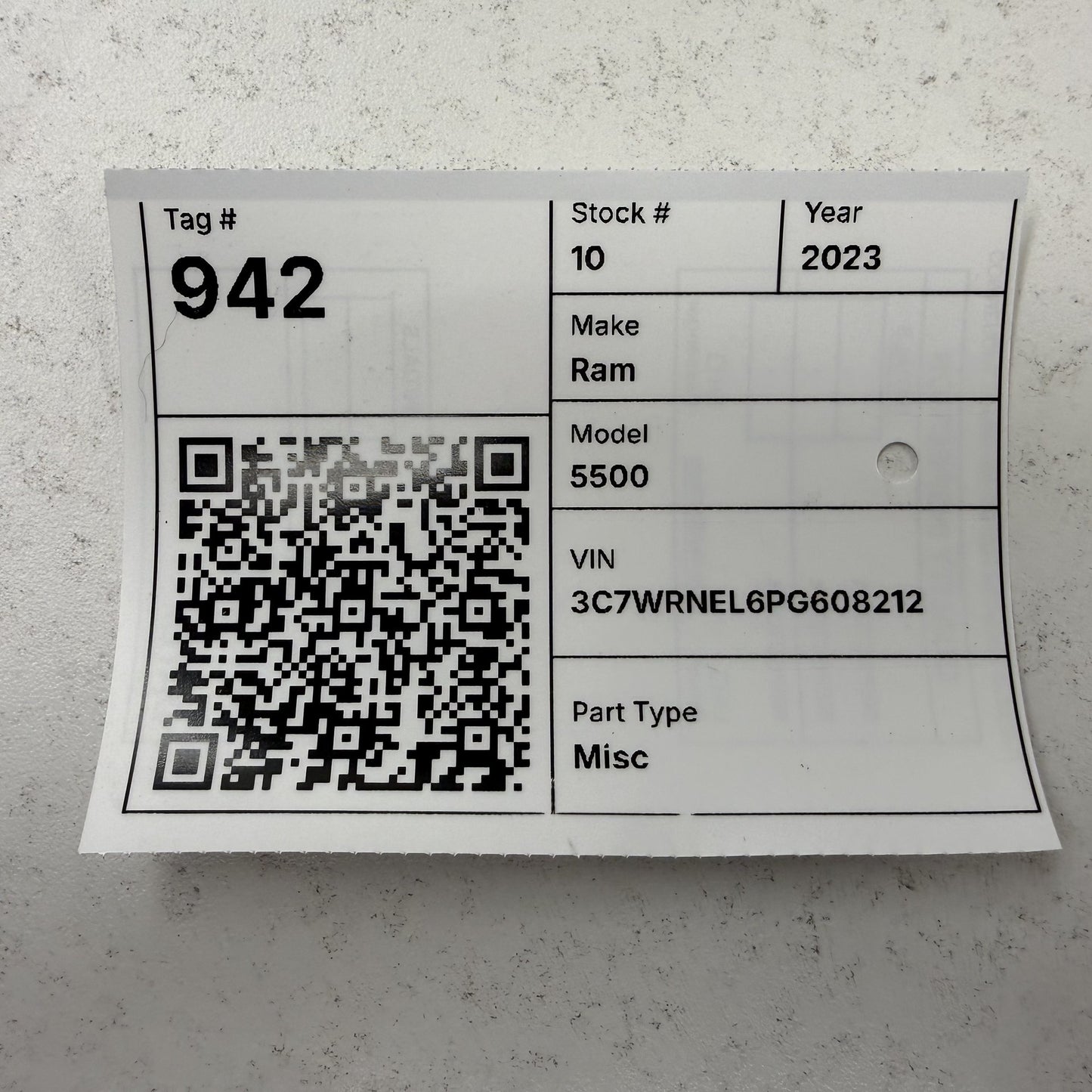 2019-2024 Ram 5500 Power Steering Gear Box W/ Adaptive Cruise Control Module OEM