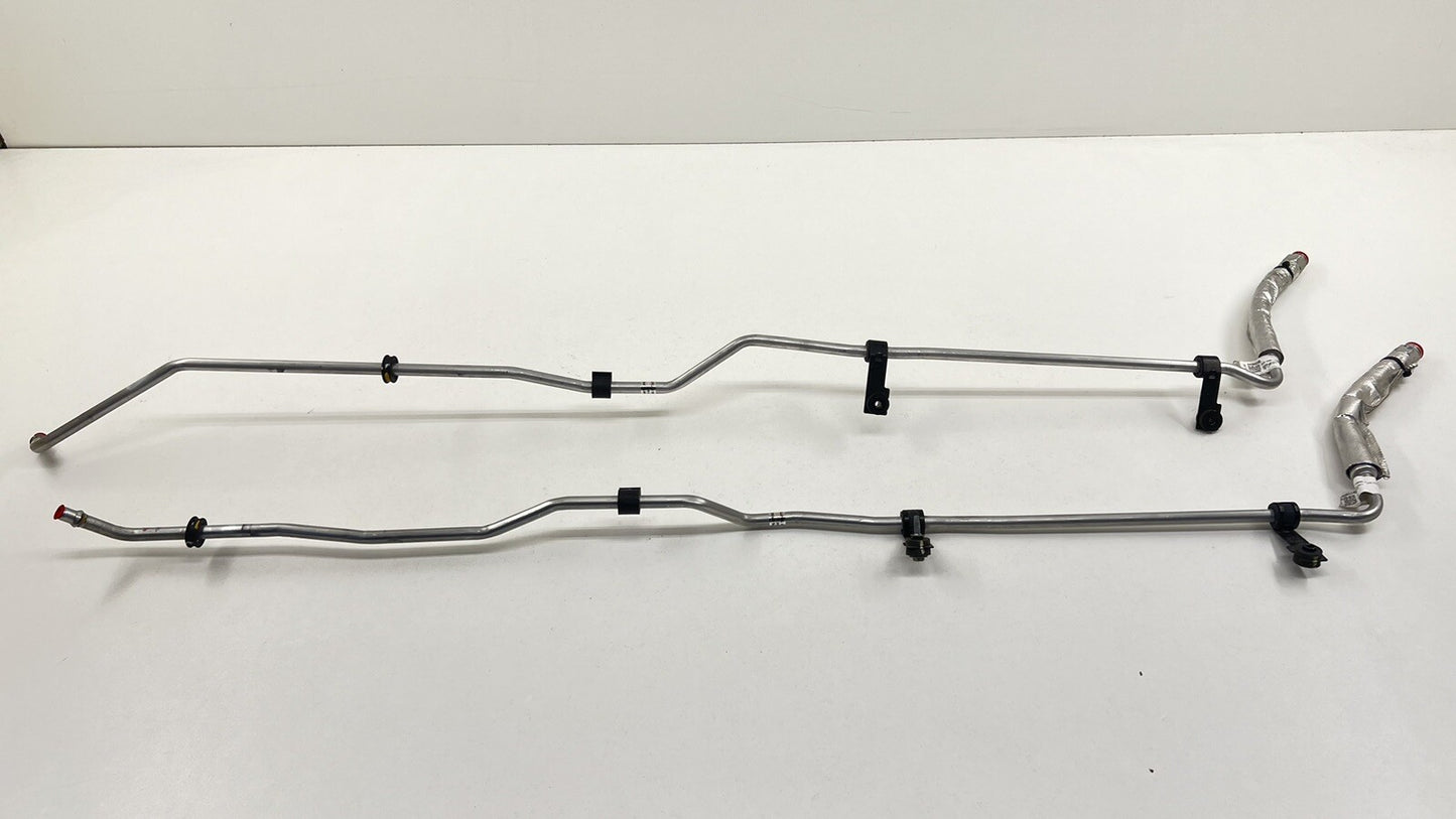 22-24 CADILLAC CT5 V BLACKWING REAR DIFF DIFFERENTIAL OIL COOLER LINE PAIR OEM
