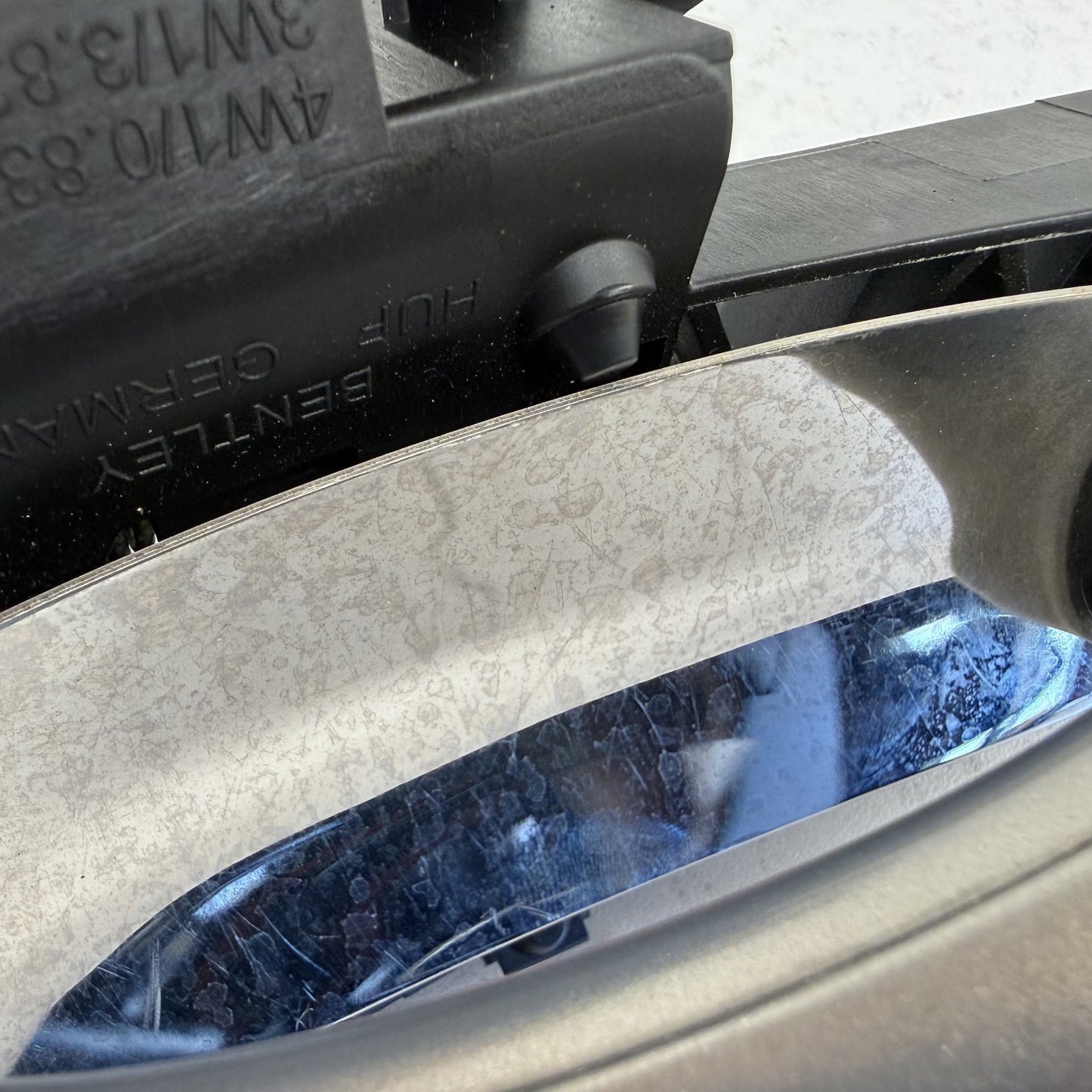 2014-2018 Bentley Flying Spur Driver Left Rear Exterior Door Handle Silver OEM