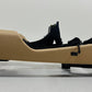 10-16 PORSCHE PANAMERA REAR CENTER CONSOLE TRIM COVER PANEL LUXOR BEIGE OEM
