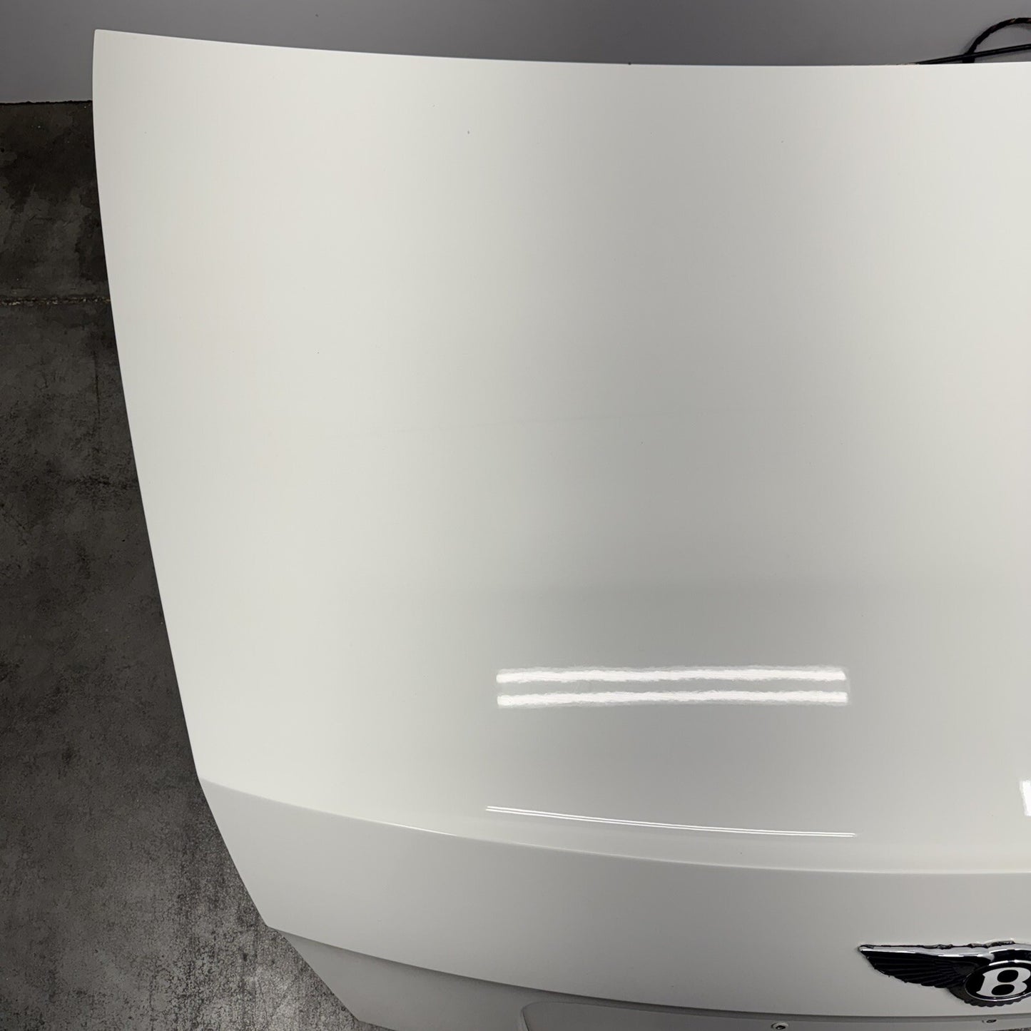14-18 Bentley Flying Spur Trunk Lid Rear Deck Complete Glacier White OEM