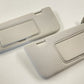 14-20 INFINITI Q50 LEFT RIGHT SUNVISOR SUN VISOR SHADE PAIR CLOTH BEIGE OEM