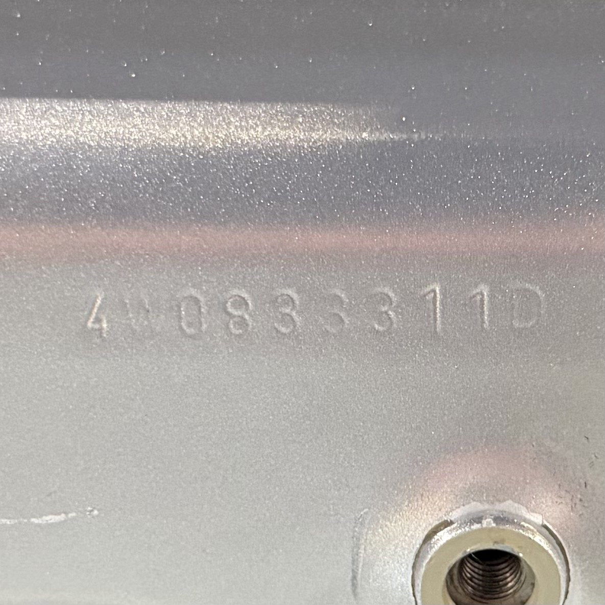 2014-2018 Bentley Flying Spur Driver Left Rear Door Shell Extreme Silver OEM