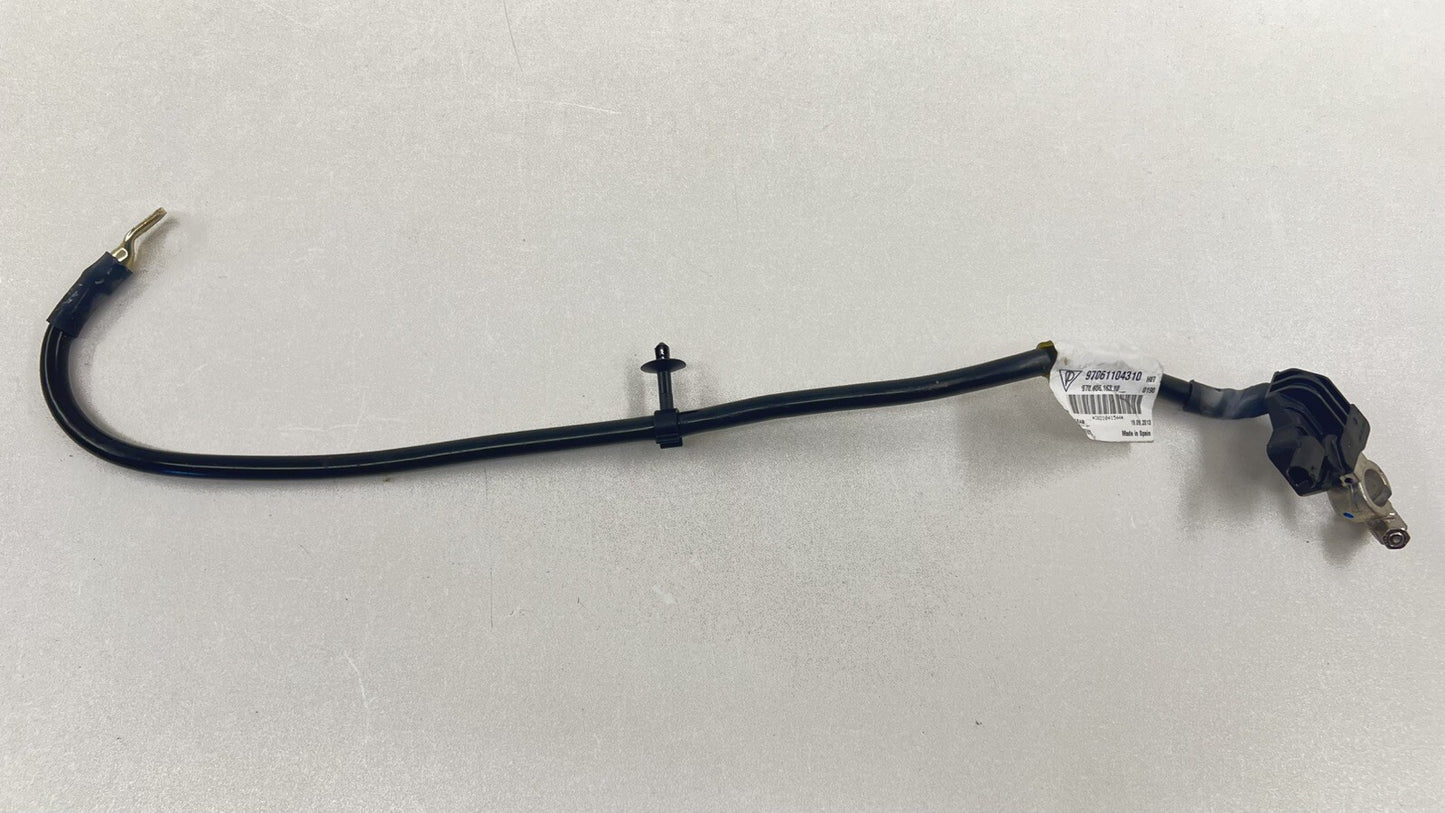 10-16 PORSCHE PANAMERA NEGATIVE BATTERY TERMINAL CABLE END LINK 97061104310 OEM