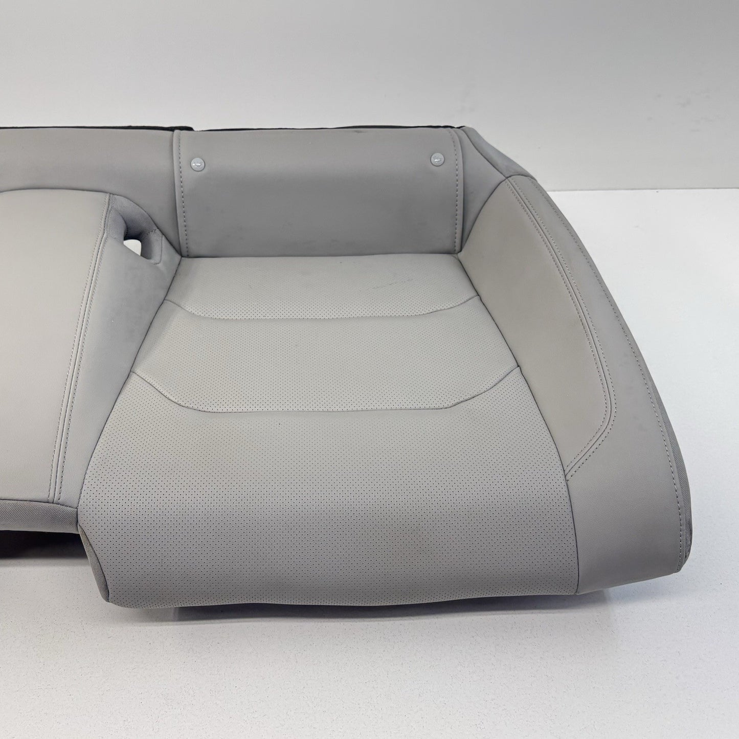 16-24 Chevrolet Camaro Coupe Rear Seat Set Upper Lower Cushion Gray Leather OEM