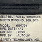 09-15 Honda Pilot Passenger Right Front Seatbelt Seat Belt Retractor Black OEM