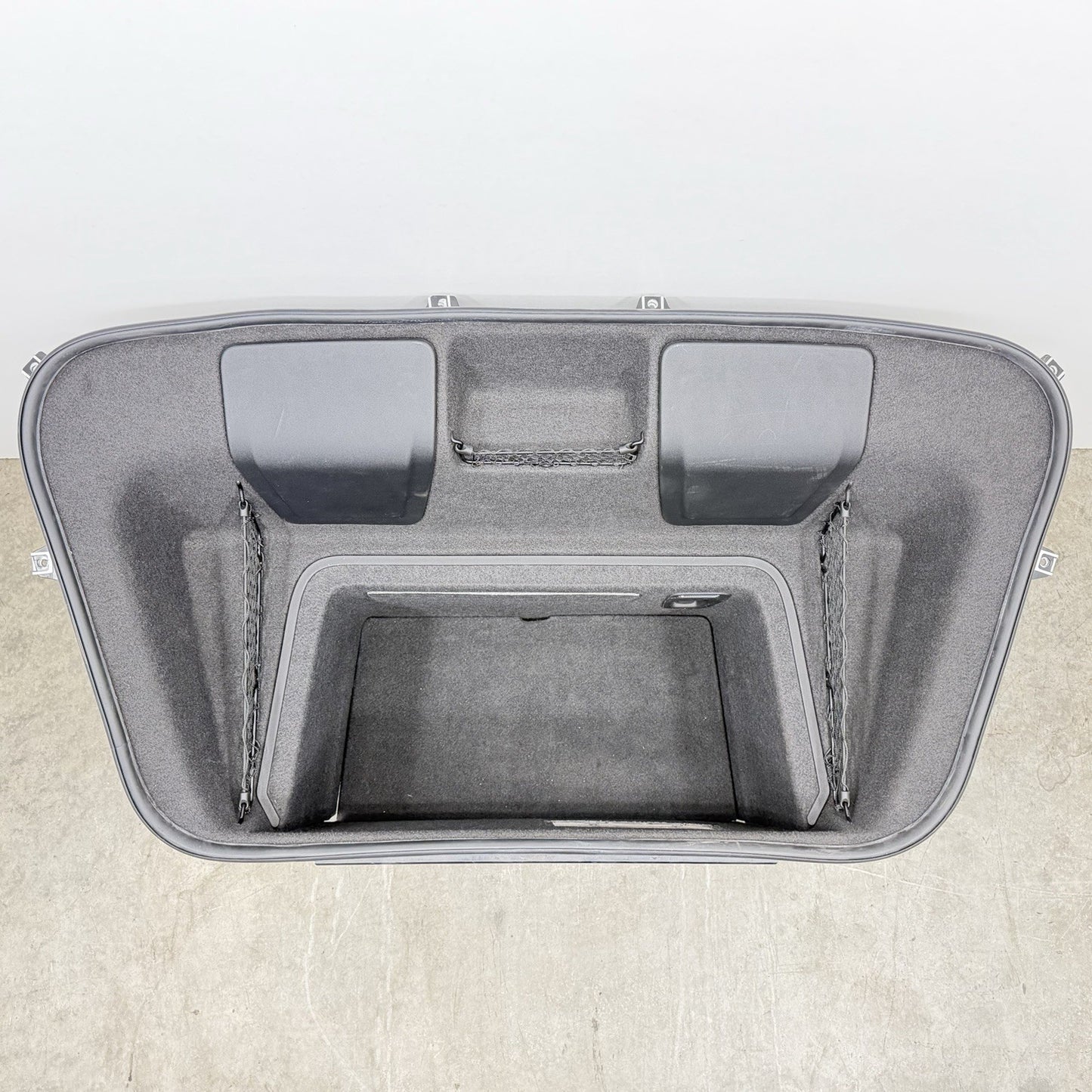 17-23 Audi R8 Front Under Hood Compartment Trunk Frunk Tub Plastic Trim Set OEM