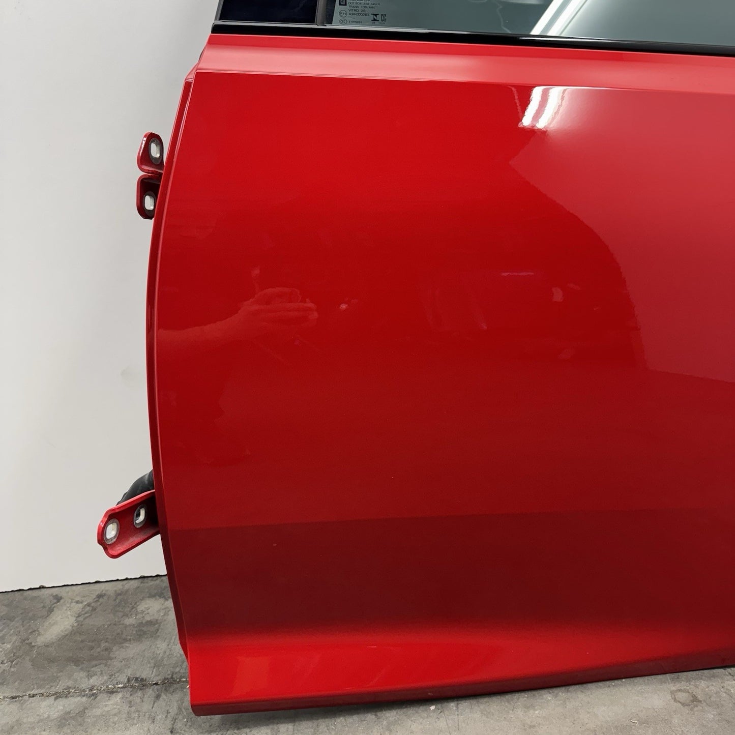 22-26 Cadillac CT5 V Blackwing Driver Left Rear Door Shell Complete Red OEM