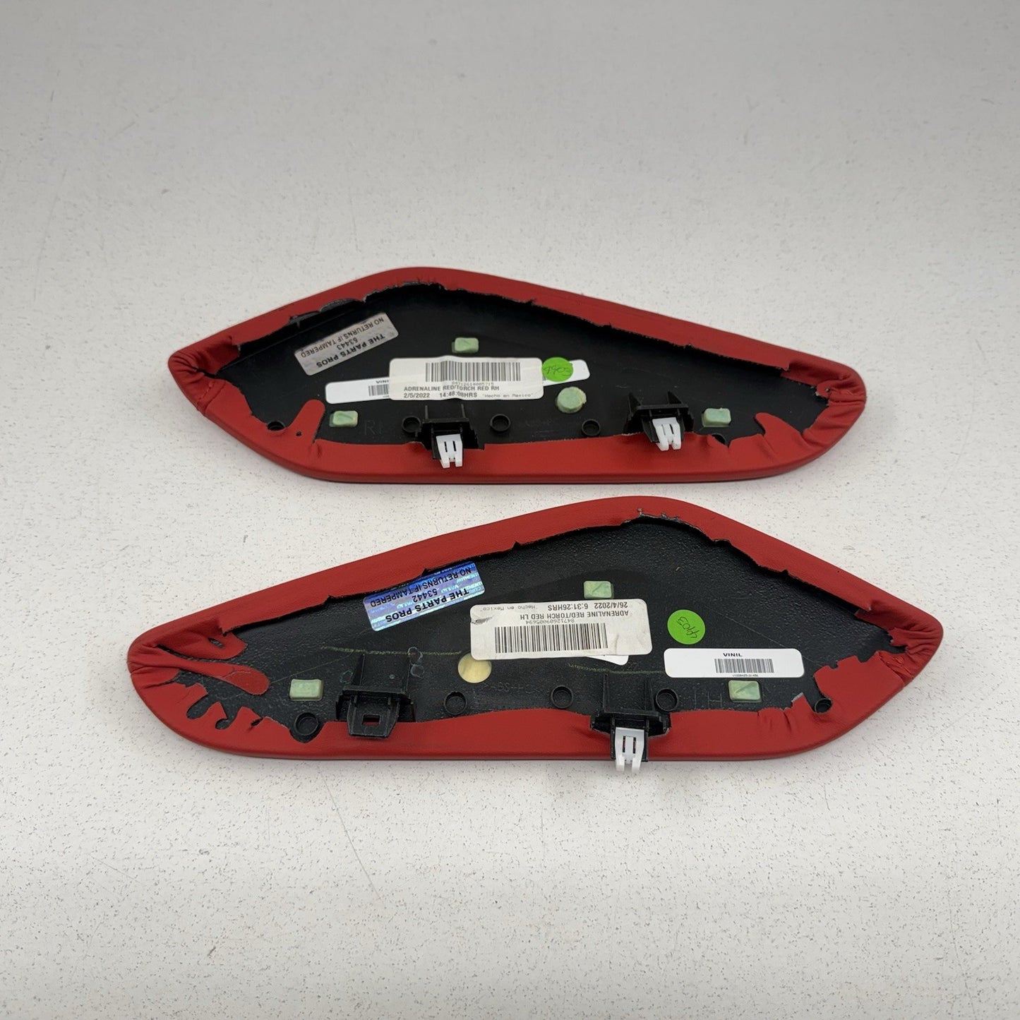 16-24 Chevrolet Camaro Knee Pad Interior Trim Kit Console & Door Panels Red OEM