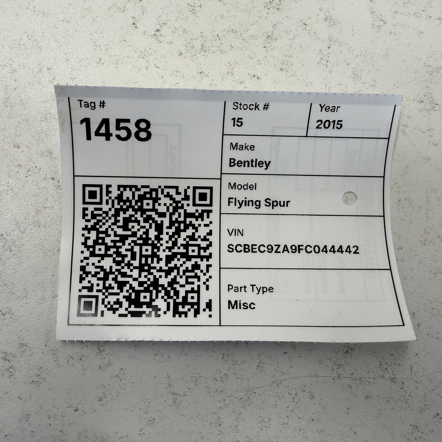 2014-2018 Bentley Flying Spur HVAC Heater Coolant Control Valve 3D1959617D OEM