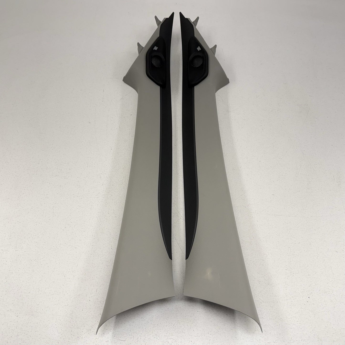 23-26 Toyota Prius Front A Pillar Interior Trim Pair Gray With JBL OEM