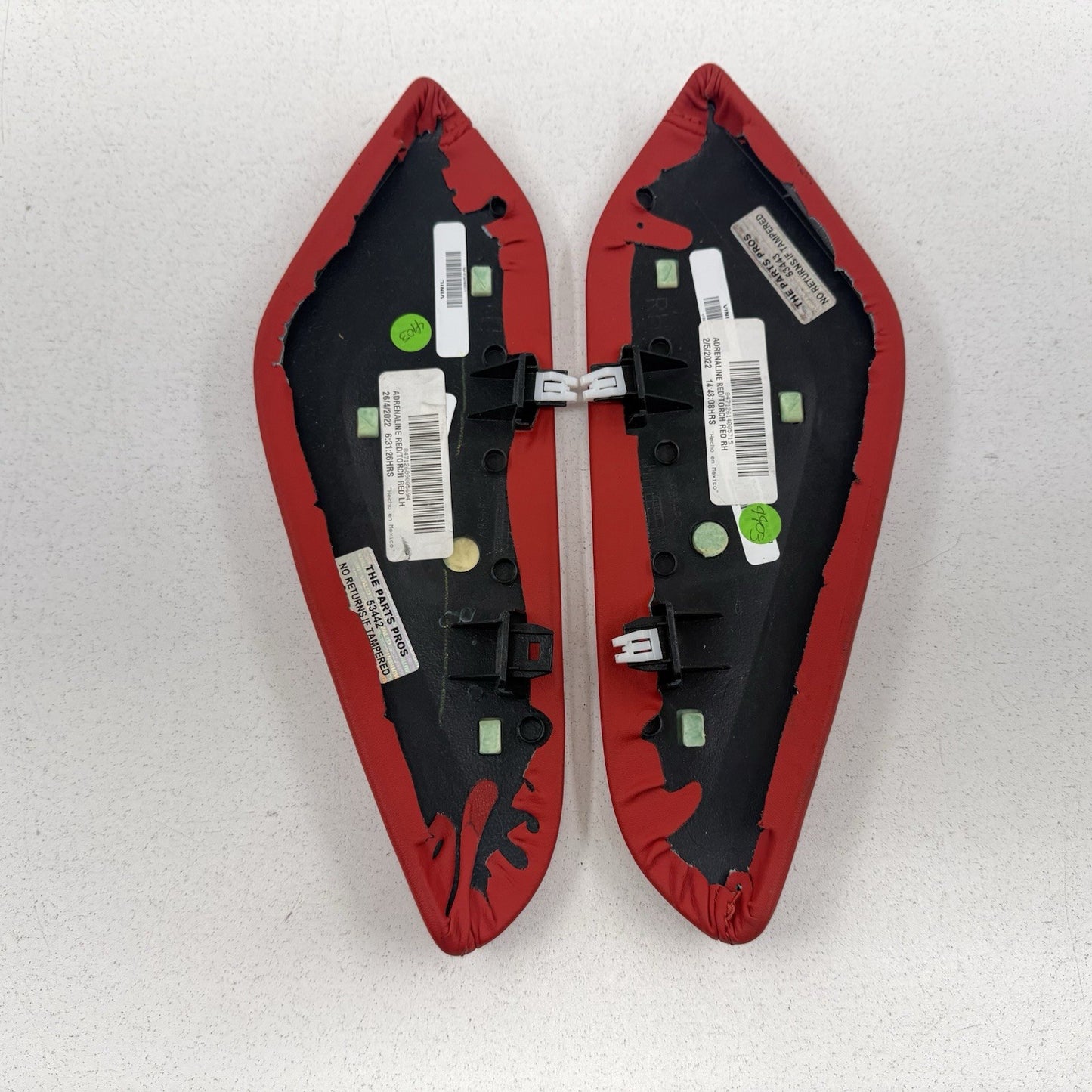 16-24 Chevrolet Camaro Knee Pad Interior Trim Kit Console & Door Panels Red OEM