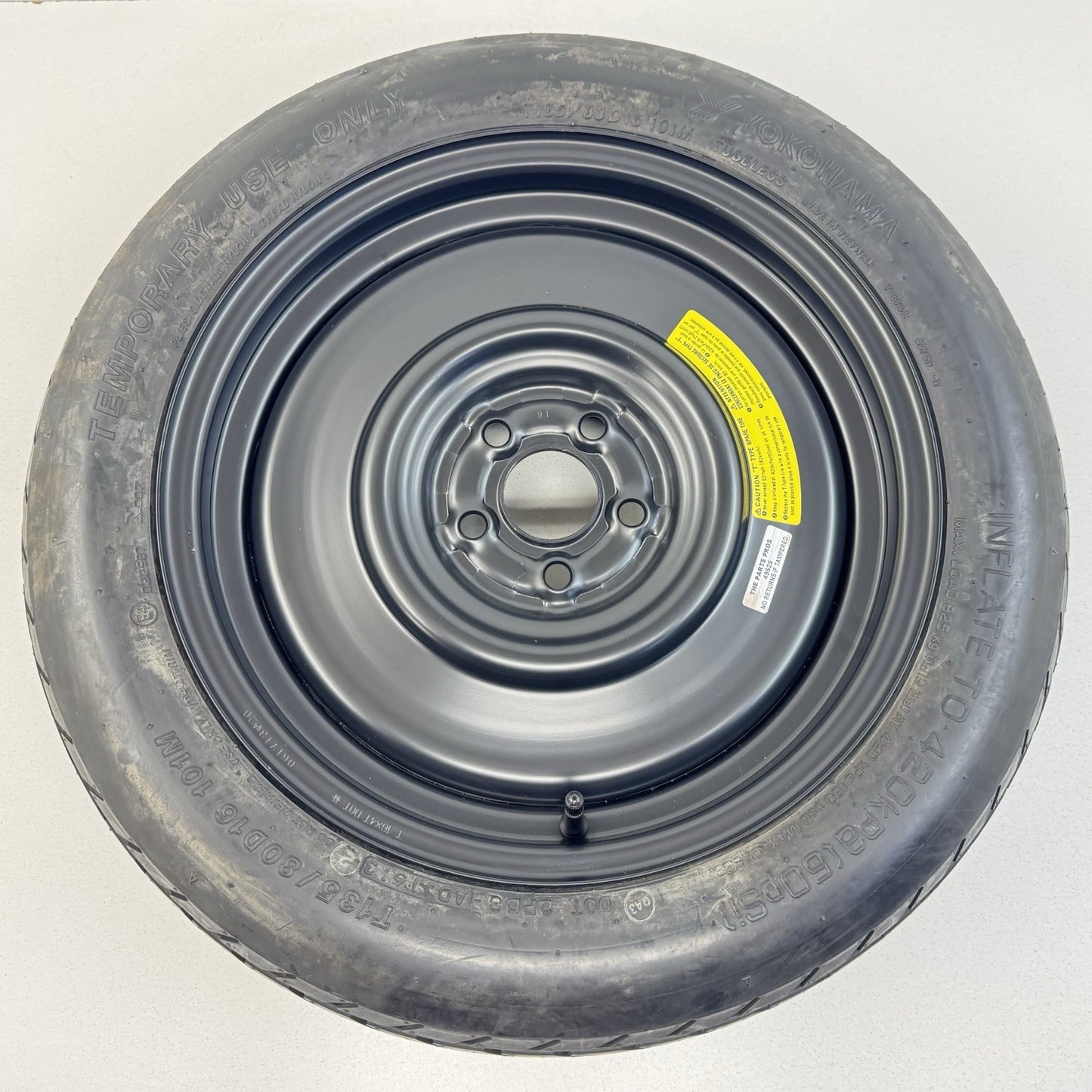 13-16 Subaru BRZ Scion FR-S 16" Emergency Spare Tire Wheel Rim Donut OEM