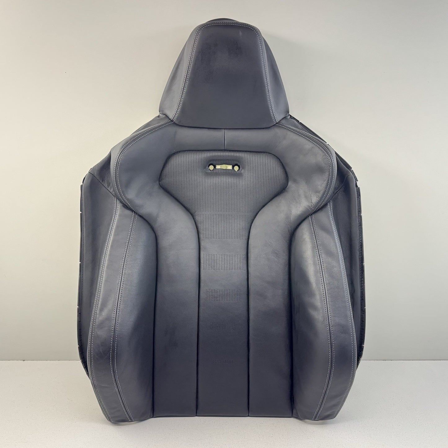15-18 BMW F80 M3 Right Front Upper Sport Seat Cushion Cover Leather Black OEM
