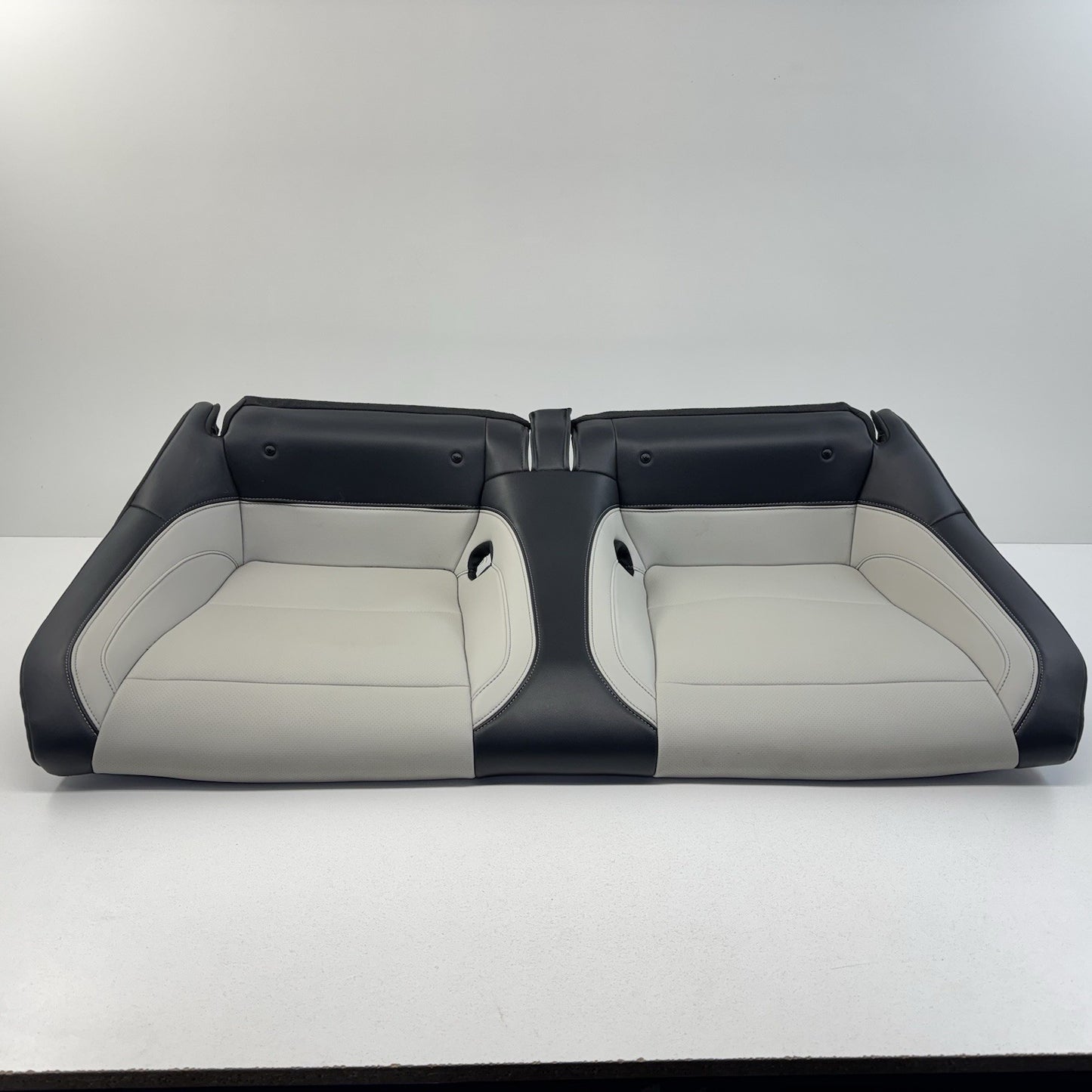 24-26 Ford Mustang GT Premium Rear Seat Set Upper & Lower Leather Space Gray OEM