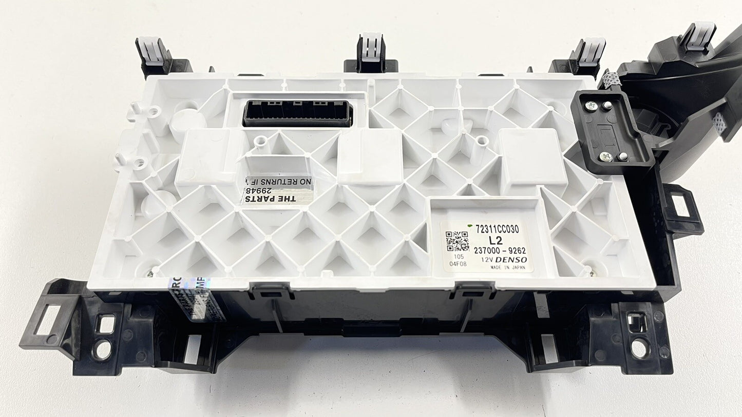 22-26 Toyota GR86 HVAC AC Dual Zone Climate Control Switch Panel 72311CC030 OEM
