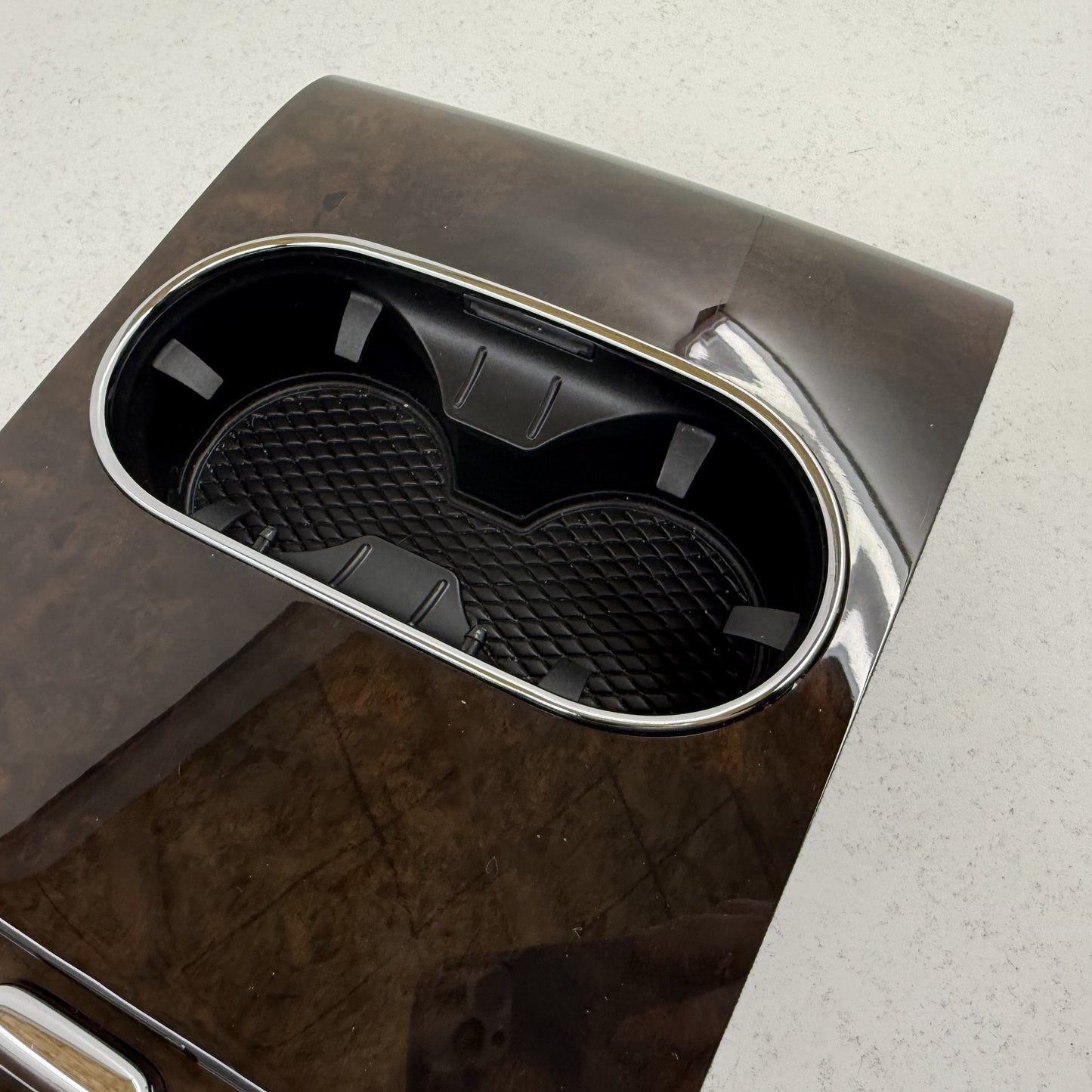 2014-2018 Bentley Flying Spur Rear Console Cup Holder Storage Compartment OEM