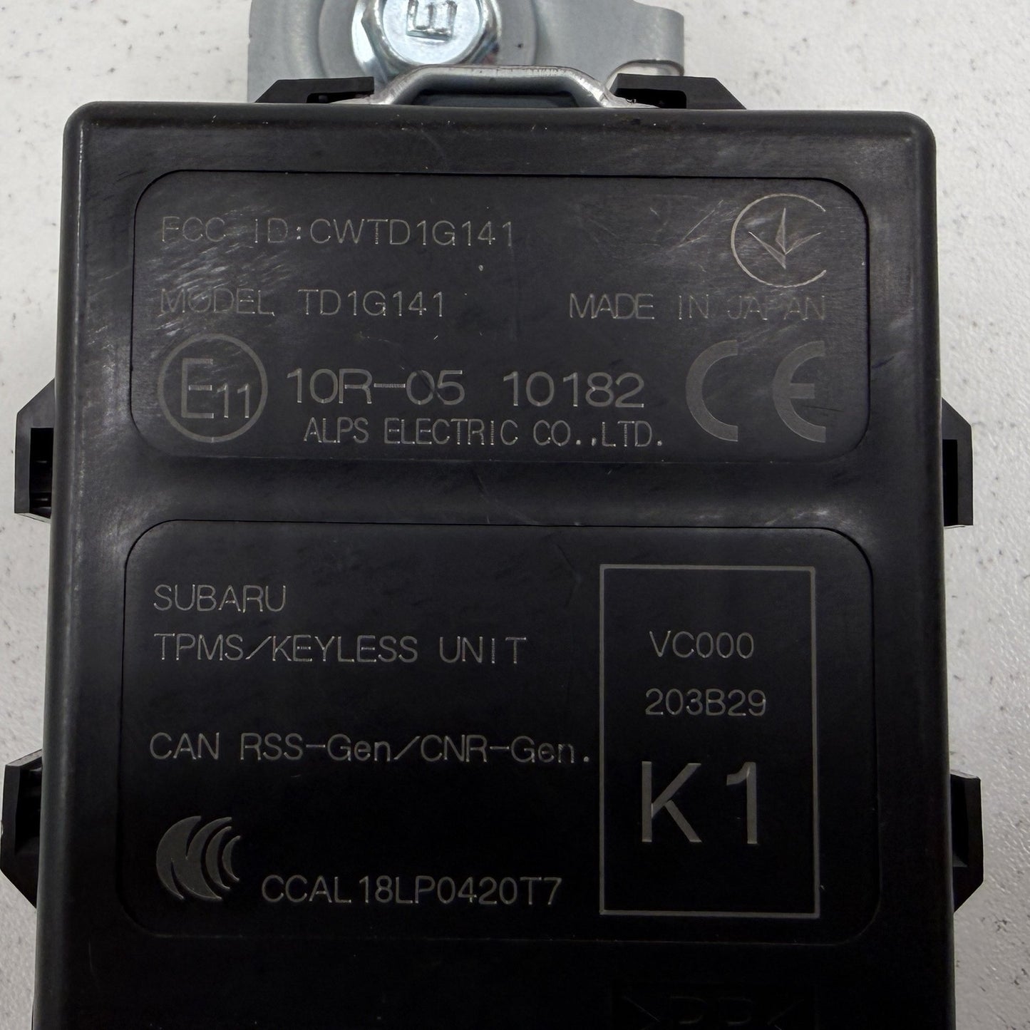 2022 Subaru WRX Manual ECU Cluster Gauge Gateway Keyless Module Key Set OEM