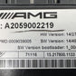 15-21 MERCEDES-BENZ C63S W205 ENGINE MOUNT CONTROL MODULE A 205 900 22 19 OEM