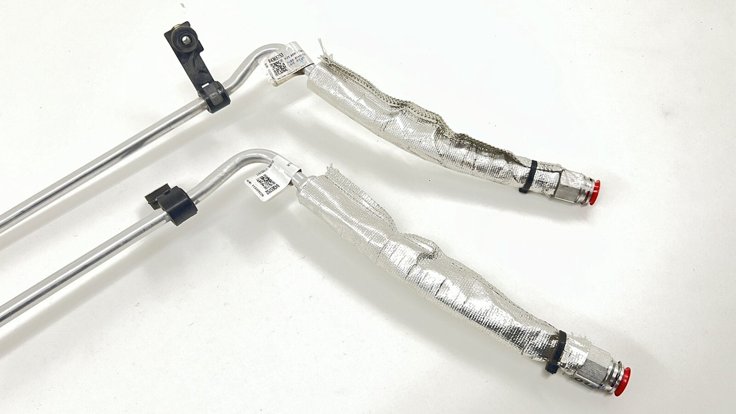 22-24 CADILLAC CT4 V BLACKWING REAR DIFF DIFFERENTIAL OIL COOLER LINE PAIR OEM