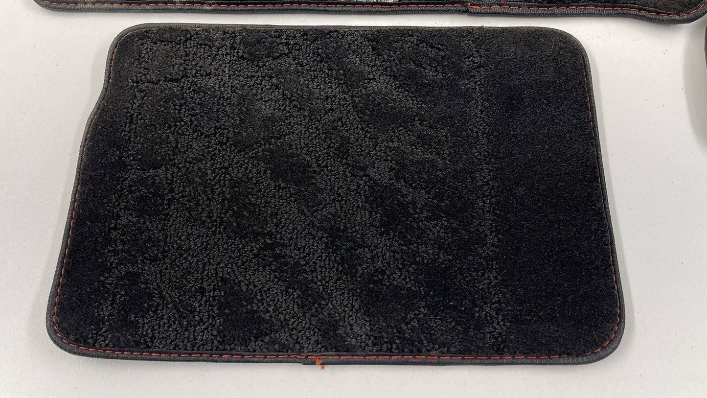 22-23 SUBARU BRZ LEFT RIGHT FRONT REAR CARPET FLOOR MAT BLACK SET OEM