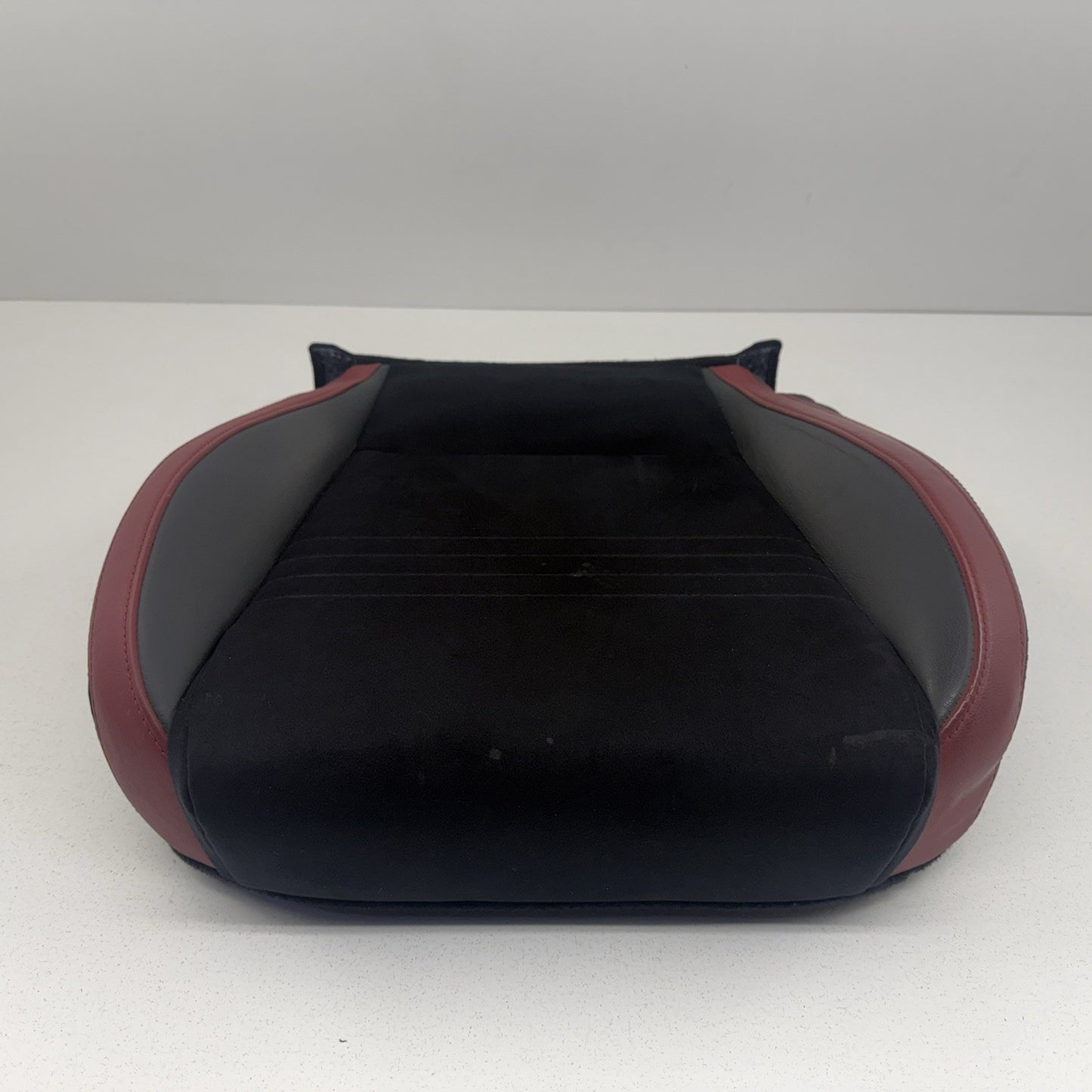18-21 Subaru WRX STI Recaro Driver Left Front Lower Seat Cushion Black Red OEM