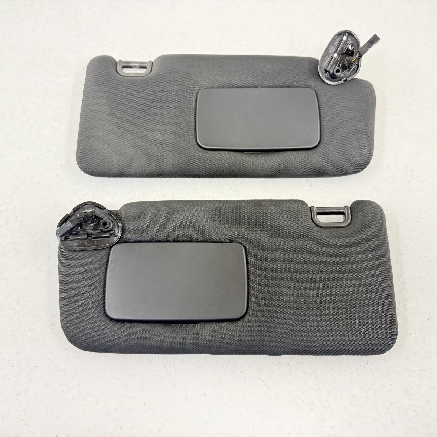 2015-2021 Subaru WRX STI Sunvisor Sun Visor Shade Pair Left &amp; Right Black OEM