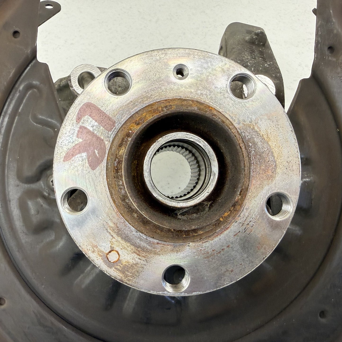 14-18 Bentley Flying Spur Left Rear Knuckle Hub Control Arm Suspension Set OEM