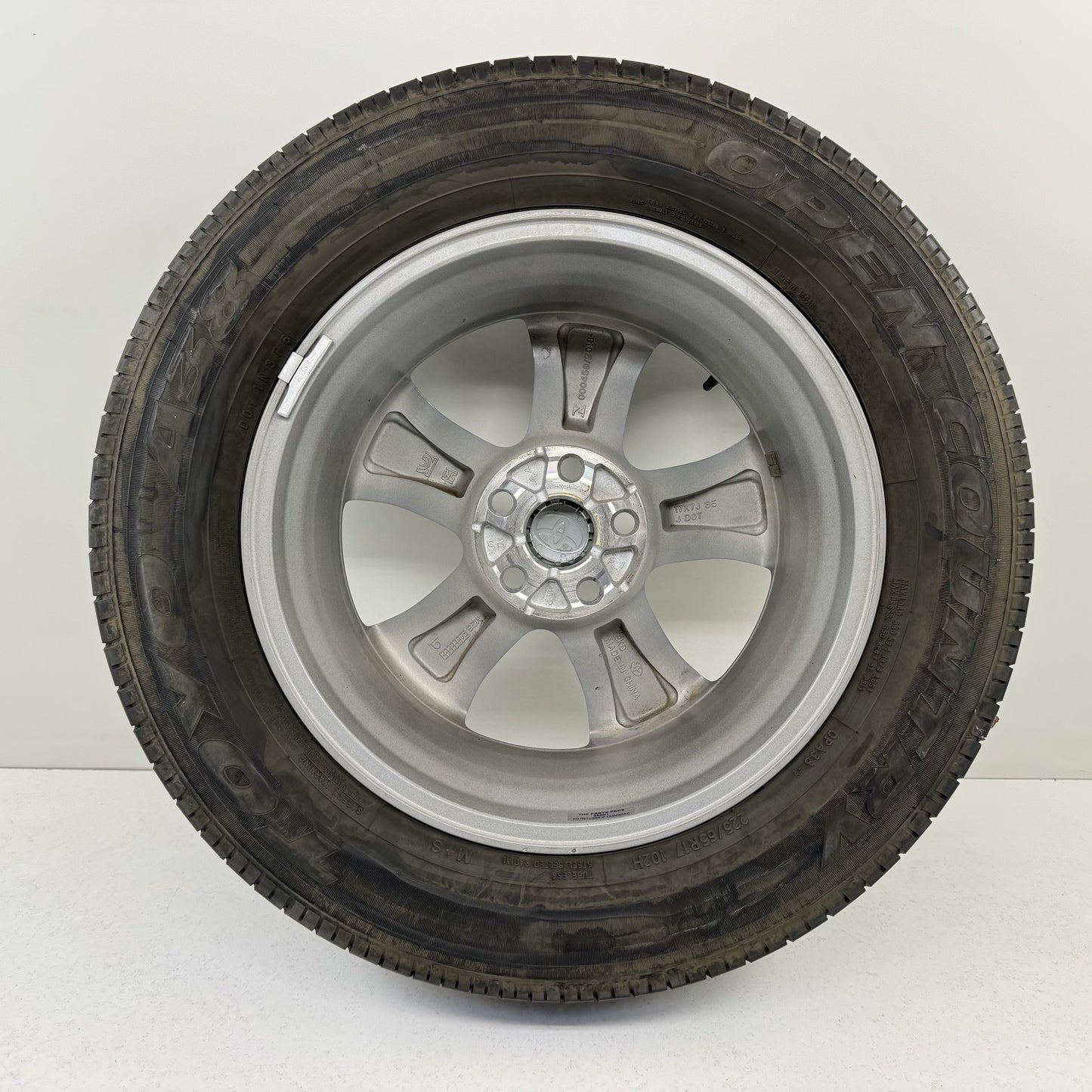 2022-2025 Toyota RAV4 Hybrid 17" 17x7 Wheel Rim W/ Tire 42611-42A30 Factory OEM