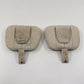 2014-2020 Mercedes-Benz S550 W222 Rear Seat Headrest Pillow Pair Beige OEM