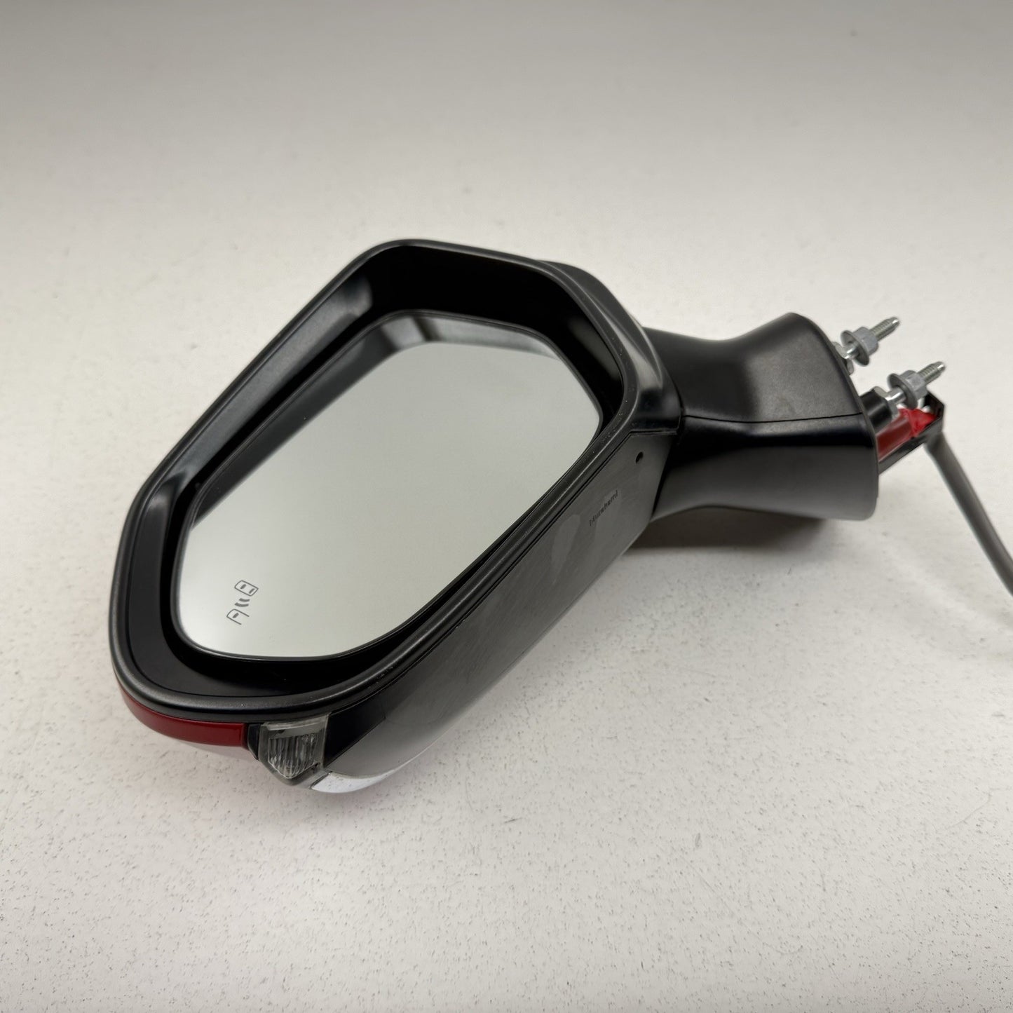 25-26 Toyota Camry Driver Left Door Mirror Side View Blind Spot Red OEM